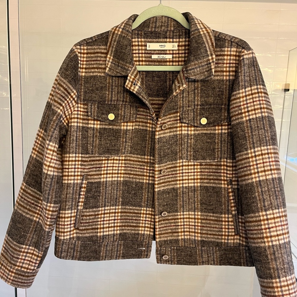Mango Wool Blend Jacket